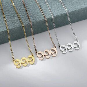 Angel Number 999 Release Stainless Steel Necklace
